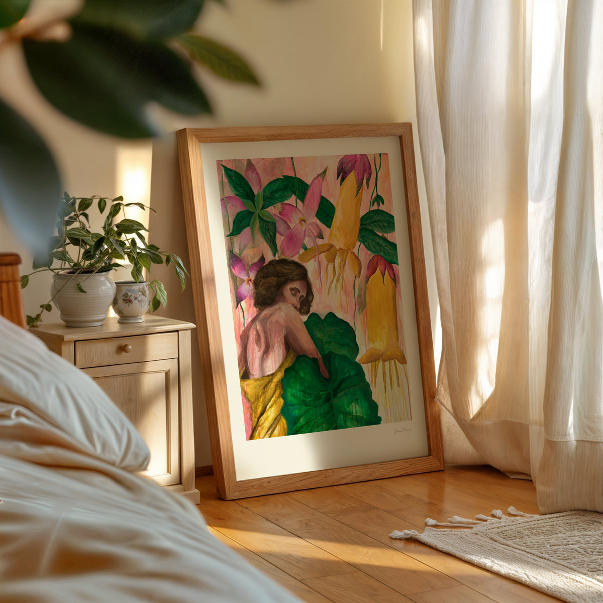 Fuchsia Glow Art Print