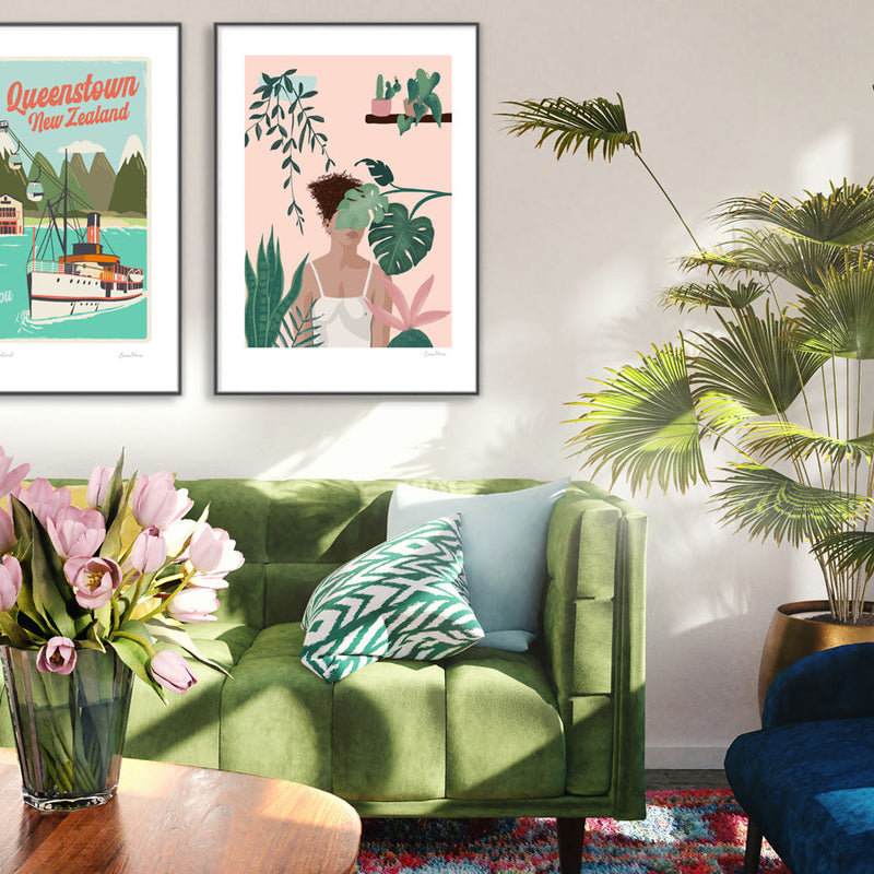 Colourful Botanical and Travel Art Prints by Illustrator Emma Peers 