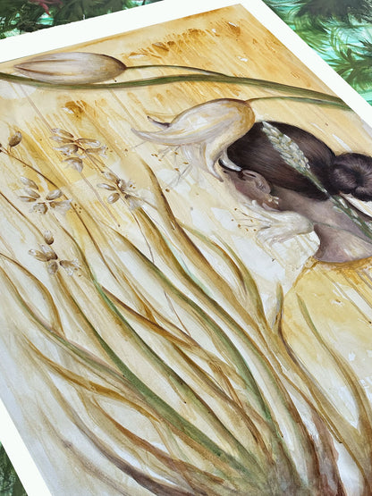 Aloe albiflora Art Print