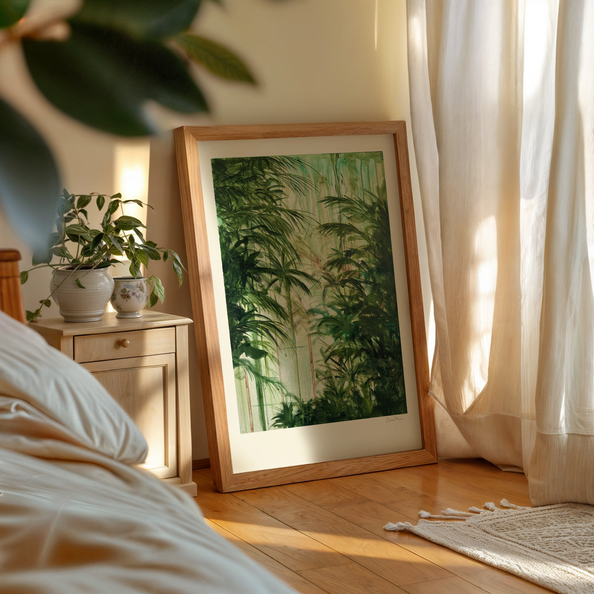 Whispering Palms Art Print