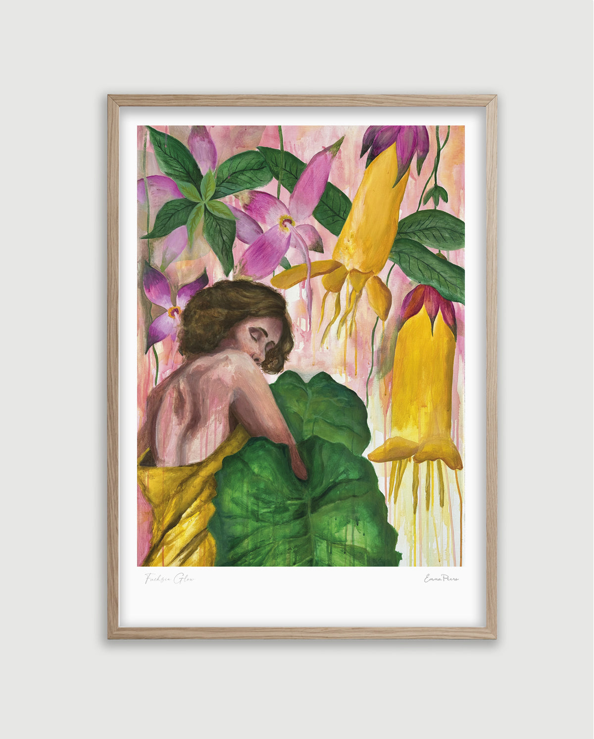 Fuchsia Glow Art Print