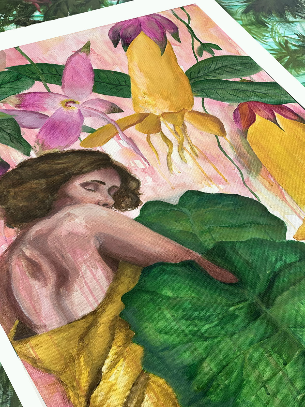 Fuchsia Glow Art Print