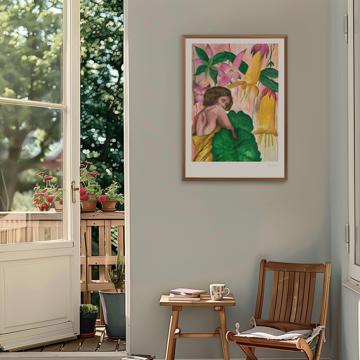 Fuchsia Glow Art Print