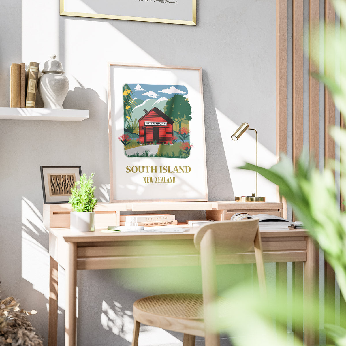 Glenorchy, New Zealand Art Print