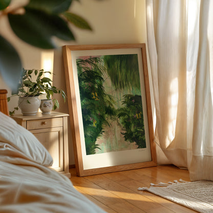 Golden Fuchsia Art Print