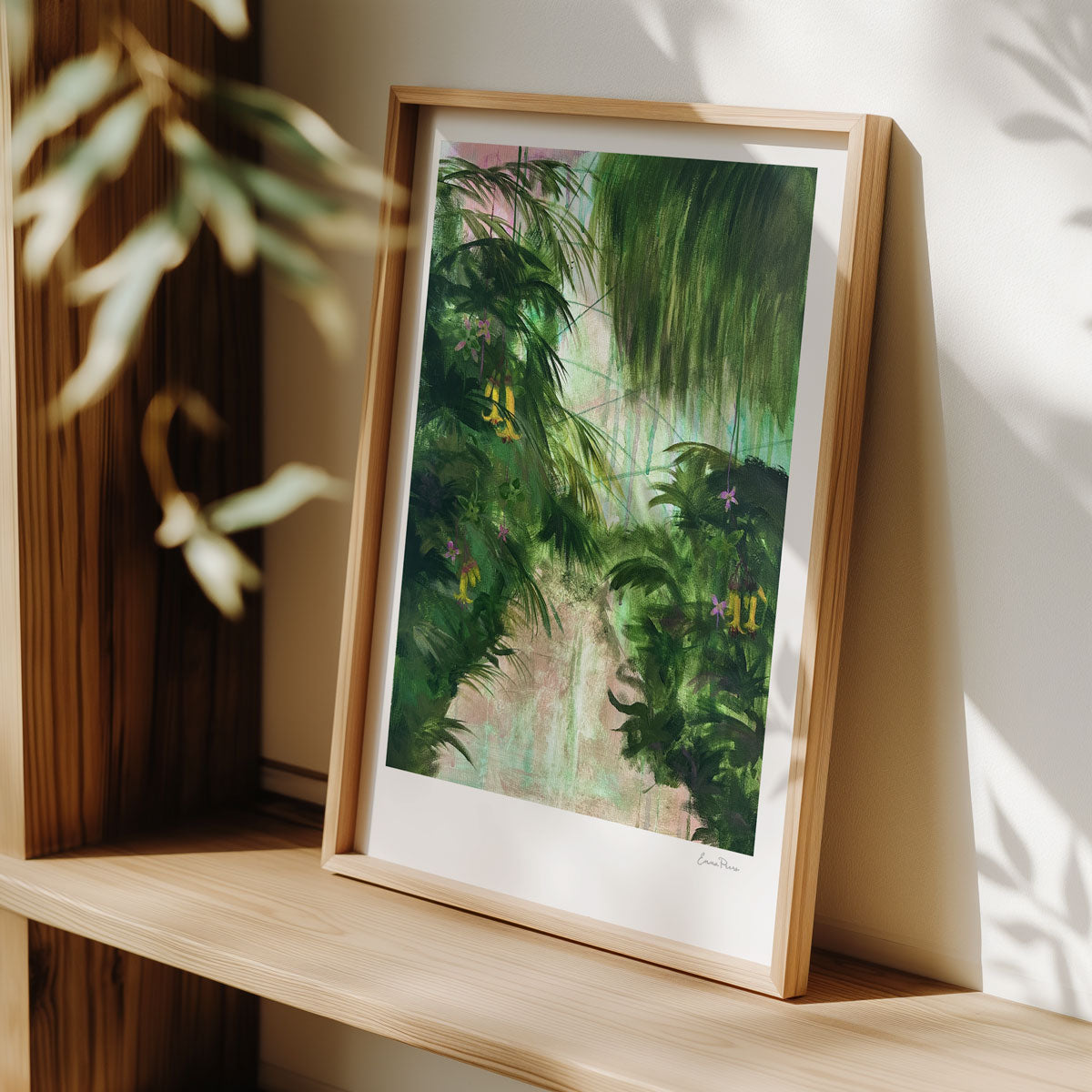 Golden Fuchsia Art Print