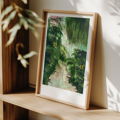 Golden Fuchsia Art Print