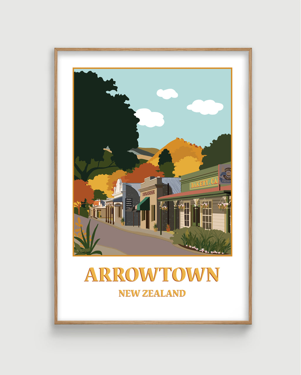 Arrowtown, New Zealand Art Print