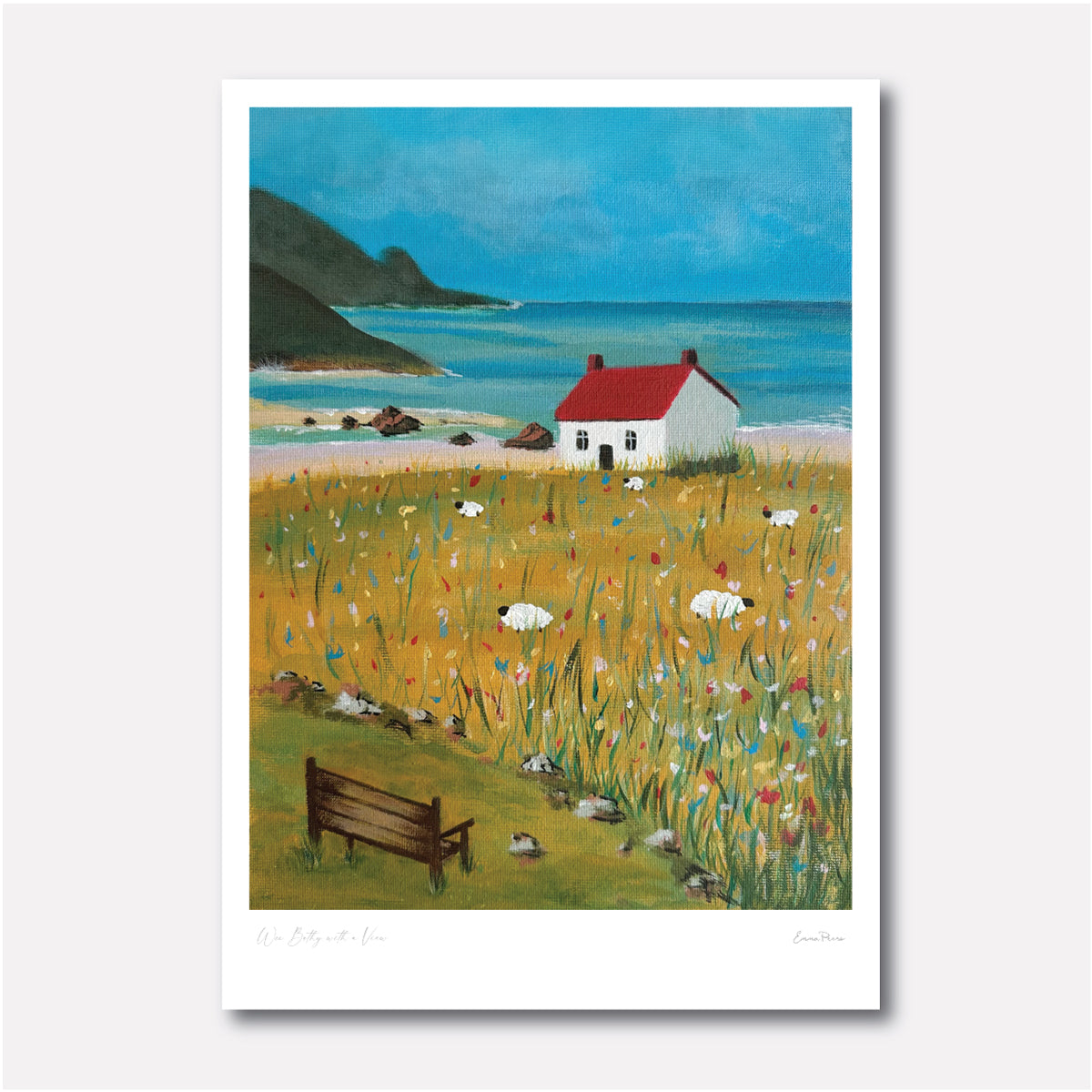 Wee Bothy with a View Art Print