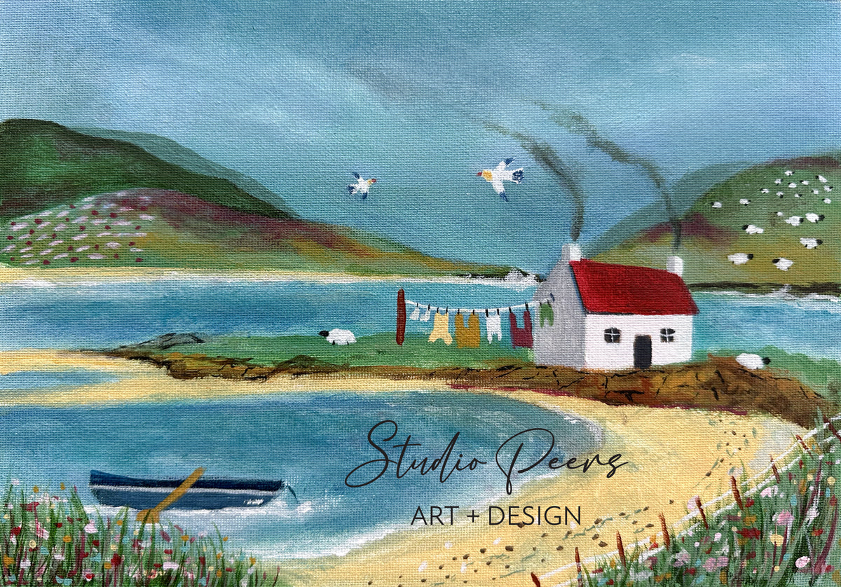 Wee Bothy on the Bay - Original Artwork