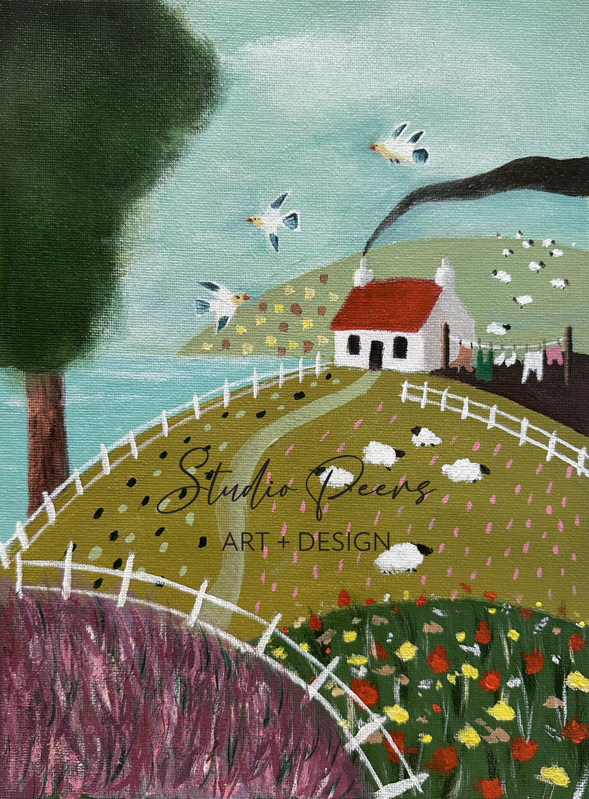 Wee Bothy on the Hill - Original Artwork