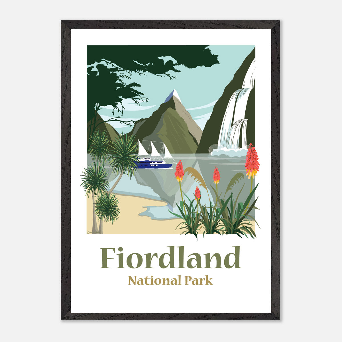 Fiordland Art Print