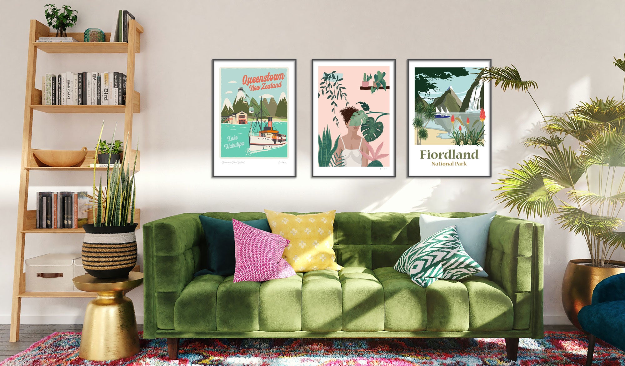 Studio Peers Illustrator and Artist based in Queenstown, New Zealand.  Travel and Botanical Prints on the wall.