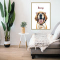 Pet Portrait Painting - With Accessories