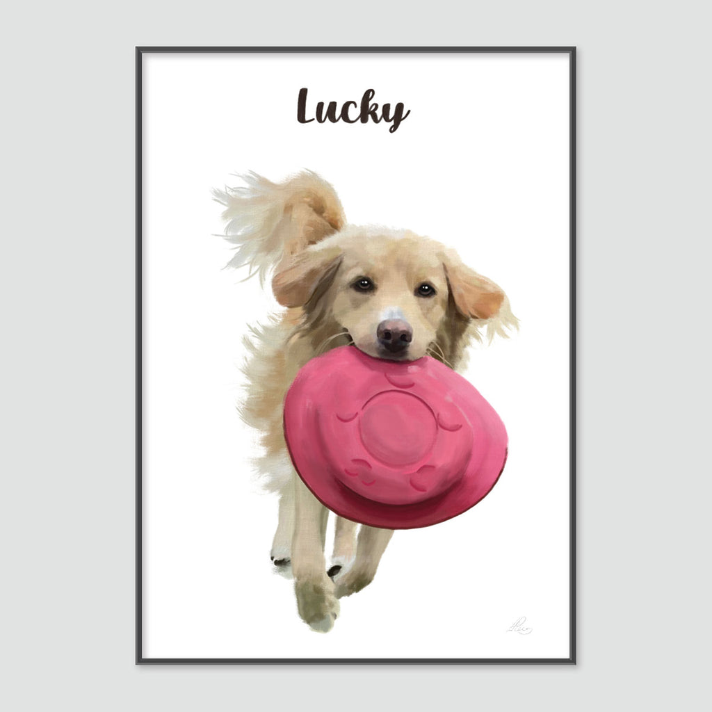 Pet Portrait Painting - With Accessories