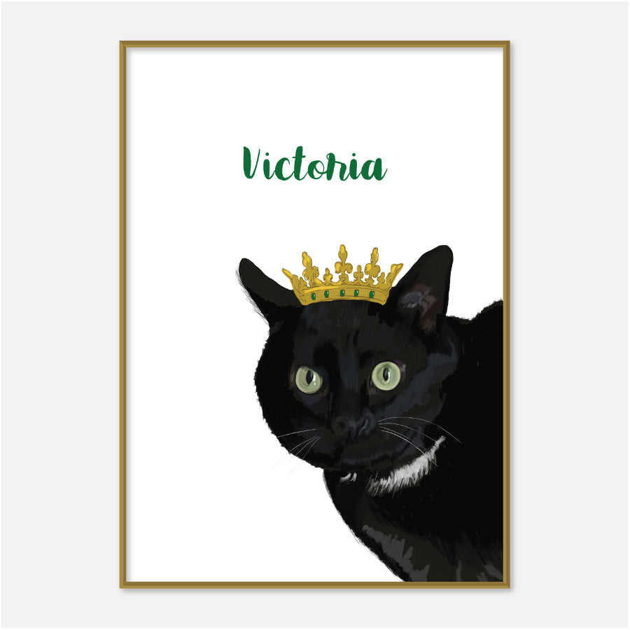 Pet Portrait Painting - With Accessories